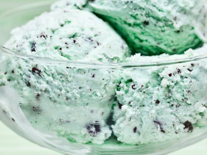 Mint Chocolate Chip Ice Cream