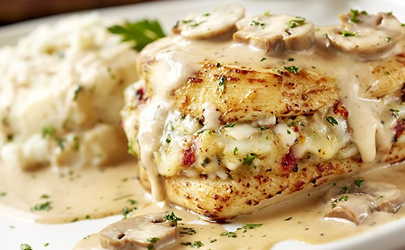 Stuffed Chicken Marsala
