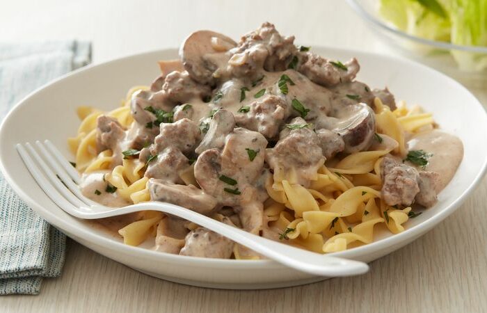 Lazy Mans Beef Stroganoff