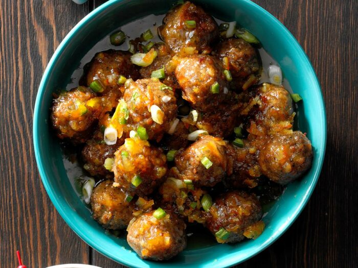 Orange Glazed Meatballs
