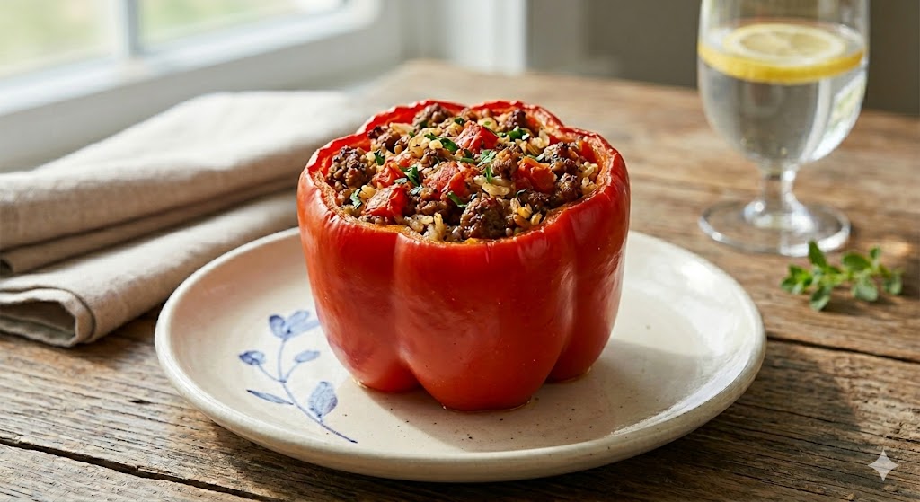 Grandma Gina's Stuffed Peppers